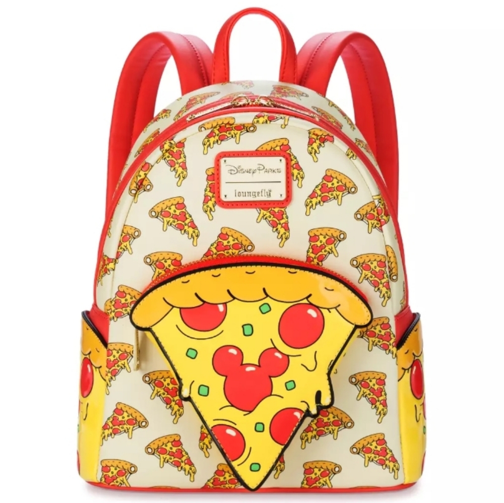 Loungefly × Disney Parks Mickey Mouse  Disney Eats Pepperoni Pizza Mini Backpack